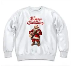 クリスマス サンタ ホリデー ギター スウェット トレーナー メンズ レディース
