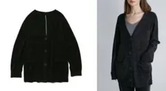 (L03267）ジョエルロブション × ジェラートピケ スムーズィーカーディガン