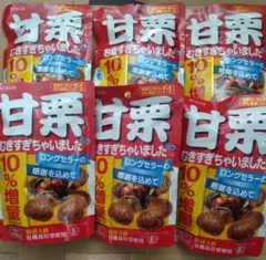 Kracie 甘栗むい 버렸습니다 6봉 세트