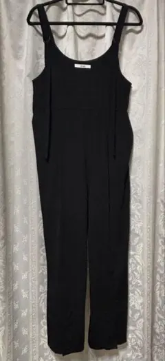 ブラックオーバーオール サロペット