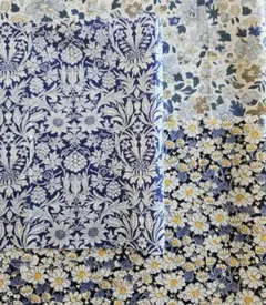 アロハベッツィ、アリス、モーティマー　ブルー系　リバティ　3枚セット