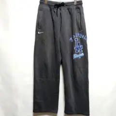 ✦NIKE ドジャース 刺繍ロゴ スウェットパンツ 2XL グレー 裏起毛