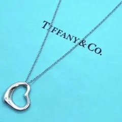 ティファニー オープンハート ネックレス シルバー 925 22mm - メルカリ