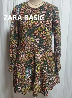 花柄 オーバーオール