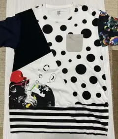 美品graniph パッチワークDesign Tシャツ　サイズM