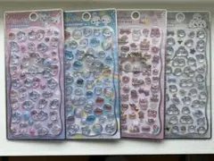 海外限定正規品⭐︎プチドロップステッカー　あわわベリー、シマエナガ、ネコちゃん
