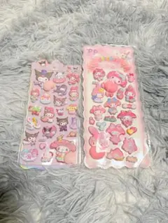 マイメロぷくぷくシール✨