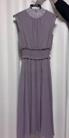 オケージョンドレス　結婚式　クリーニング済み　紫　パープル　ASTORIA 9号