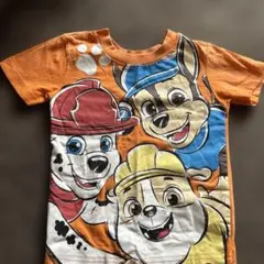 H*中様 PAW PATROL オレンジ Tシャツ