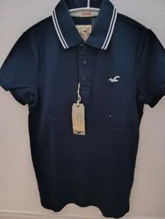 【未使用品】Hollister ポロシャツ ネイビー XSサイズのサムネイル
