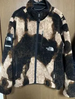 Supreme North Face Denim Print Fleece