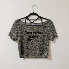 ヒョウ柄Tシャツ