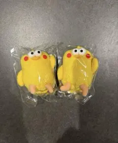 docomo ポインコ　ぬいぐるみストラップ　2個