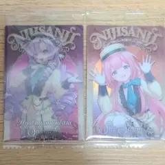 にじさんじ ウエハース メタリックプラカード サロメ/サンゴ