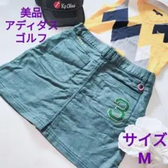 アディダスゴルフ スカート M adidas GOLF グリーン　ウエア