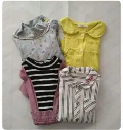 ★値下げ・未使用他★子ども服　まとめ売り　4着　プティマイン他　80cm〜