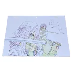 鬼滅の刃 柱稽古編 DVD 特典 複製原画 伊黒小芭内 不死川実弥