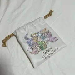 ディズニーシー限定　ダッフィー＆フレンズ　巾着