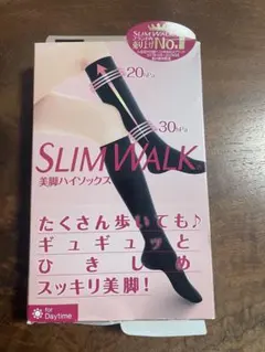 スリムウォーク美脚ハイソックス　M-L