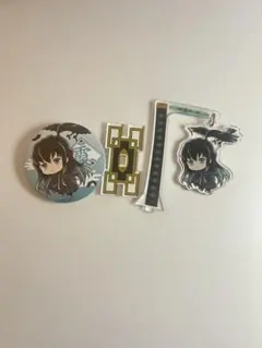 鬼滅の刃　時透無一郎　缶バッジ・アクリルスタンド