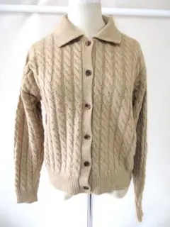 (O-26)マーガレットハウエル アラン ニット ウール カーディガン