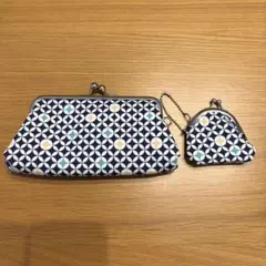 がまぐちポーチ 2点セット