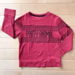 長そでTシャツ ロンT オールドネイビー 120