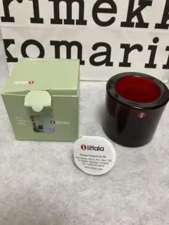 iittala KIVI クランベリー キャンドルホルダー