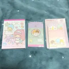 リトルツインスターズ メモ帳 3冊セット
