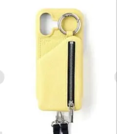 ajew iPhone16 ケース イエロー スマホケース ショルダーのサムネイル