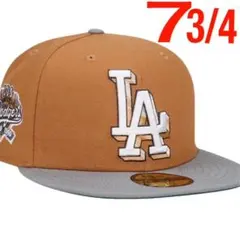７3/4海外限定ドジャース茶色new eraクーパーズタウン日本未入荷ニューエラ