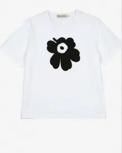 2025年SS 美品！マリメッコ Tシャツ XL ブラック ウニッコ - メルカリ