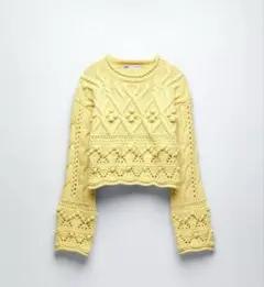 ZARA ケーブルニットセーター