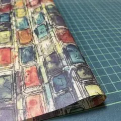 L38 Ian Rhodes イアンローズ カラフル 108×25cmラミネート