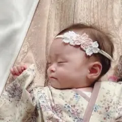 【ひな祭り・初節句】桜のベビーヘアバンド ✿ 新生児 赤ちゃん カチューシャ