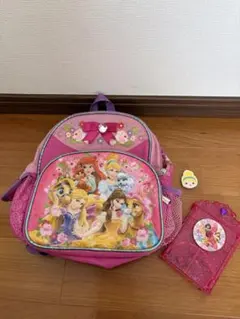 ディズニープリンセス リュック ピンク　幼児　遠足