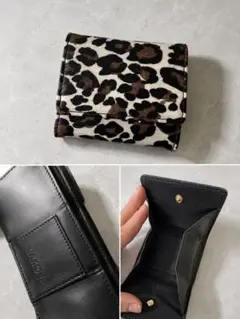 LAKOLE 三つ折り財布 レオパード柄のサムネイル