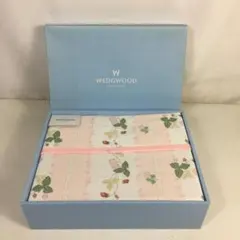 ☆未使用 ウェッジウッド 綿毛布 WW2110 ピンク WEDGWOOD