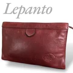Lepanto レパント クラッチバッグ セカンドバッグ ボルドー レザー
