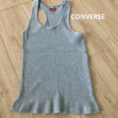 １６６　CONVERSE タンクトップ グレー Lサイズのサムネイル