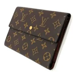 ルイヴィトン モノグラム ポシェット パスポール 三つ折り財布 C40