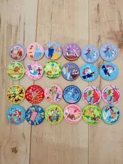 ディズニー刺繍缶バッジ第1弾、第2弾38点セット - メルカリ