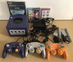 ゲームキューブ本体 バイオレット ソフトセット