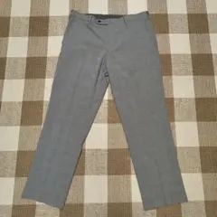 UNIQLO◆感動パンツウルトラライト◆グレンチェック◆W88×L72 グレー