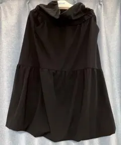 美品 マタニティロングスカート M 黒