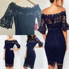 SALEインポートPaper Dollsオフショルダードレスタイトワンピース