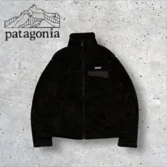 〈パタゴニア〉リツールジャケット　ジップフリース　黒　ボア　L 11年製　d