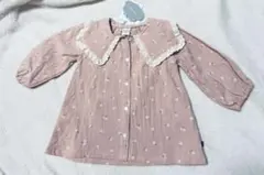 futafuta 花柄襟ブラウス