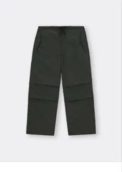 【GU 】パラシュートパンツ　ブラック