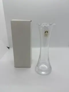 未使用！　江戸硝子　東洋佐々木ガラス　クリスタル花瓶　共箱　高さ22cm Amazon.co.jp: 東洋佐々木ガラス 花瓶 花器 藤花文様 日本製